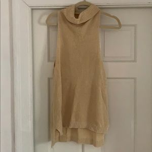 Yellow, light, long free people turtle neck